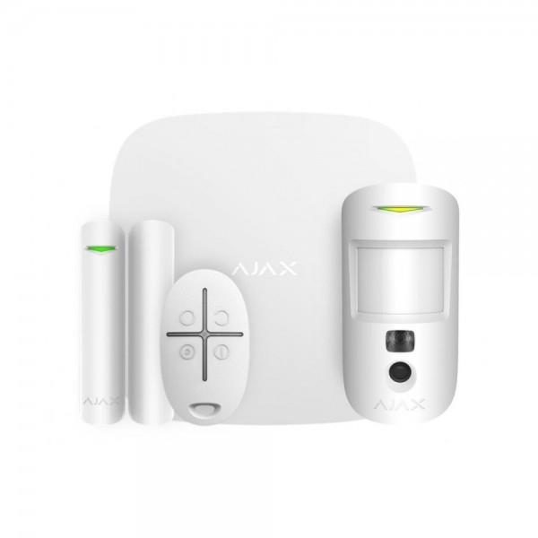 AJAX HUB2 KIT/STARTER KIT CAM ΣΥΝΑΓΕΡΜΟΥ ΛΕΥΚΟ